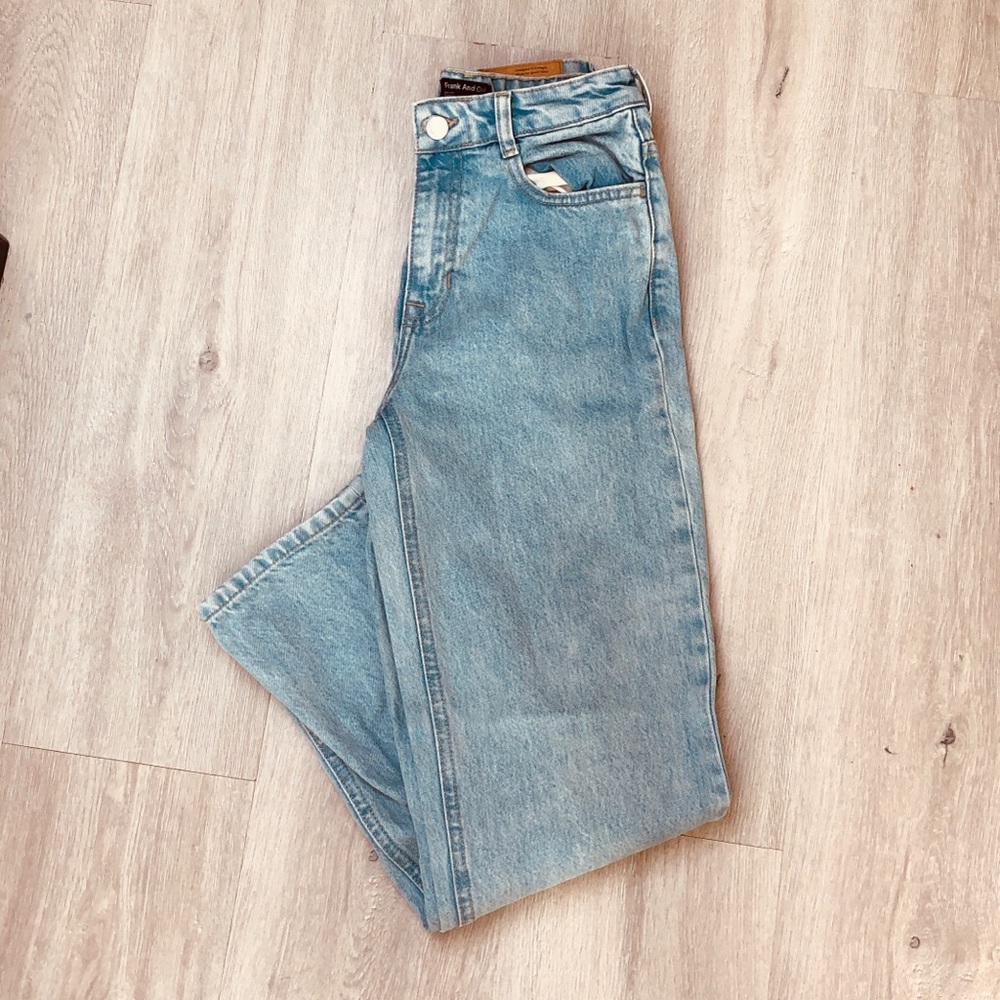 Light wash frank and oak denim jeans